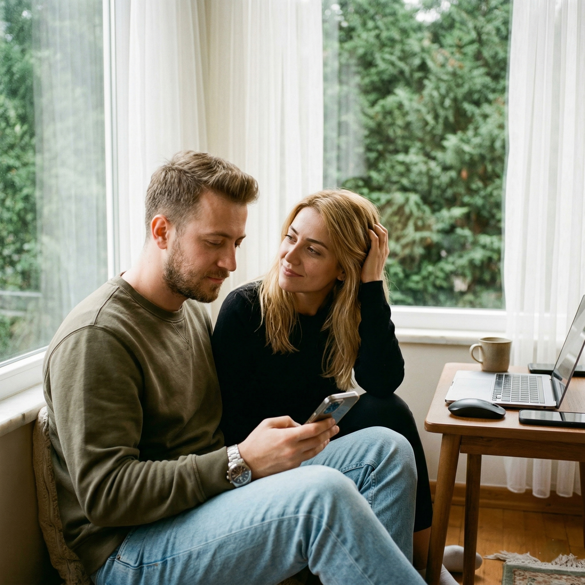 Ahmet Kural Sıla'ya bakıyor xD